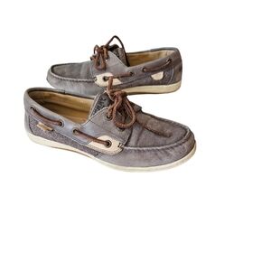 GUC Sperry Women  Gray Loafers size 7